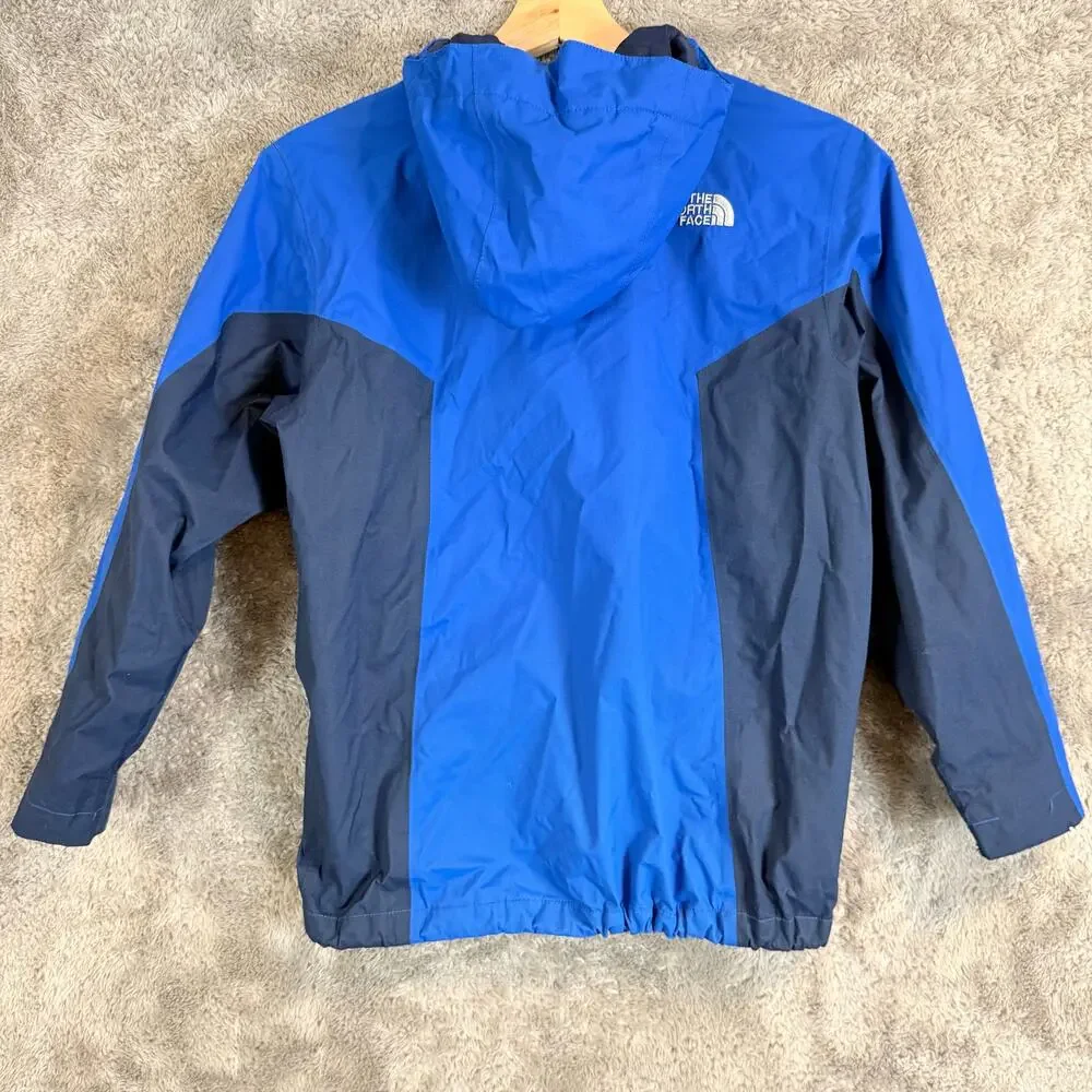 North Face Blue Parka Shell Jacket Boys M Medium 10 12 Nimbo
